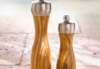 Molinillos Peugeot nueva colección Fidji madera de olivo